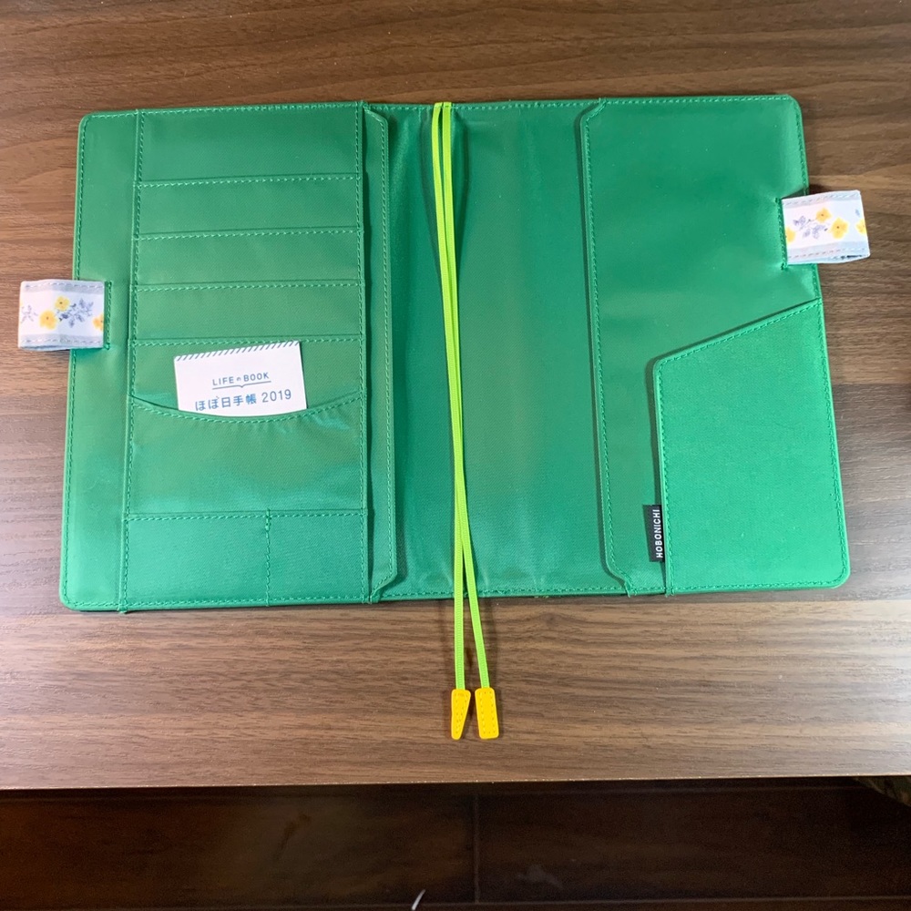 Hobonichi Techo Cousin Cover Clear cover on cover